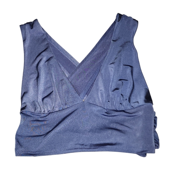 Urban Outfitters Blue Cropped Top Small - Picture 1 of 7